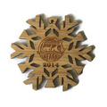 Bamboo Snowflake Ornament - Shape A